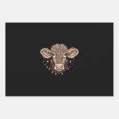 クリスマスカウラバーライツファーム農家クリスマス ラッピングペーパーシート (正面)