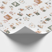 クリスマスカウンタウンアドスタンカレンダーラッピング紙 ラッピングペーパー (角)