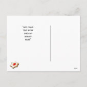 クリスマスカウントダウンのグリーティングカード シーズンポストカード (裏面)