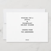 クリスマスカウントダウンカレンダー シーズンカード (裏面)