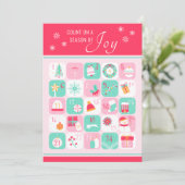 クリスマスカウントダウンピンクの喜びの季節を数える (スタンド正面)