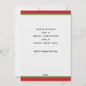 クリスマスカウントダウンホリデーカード シーズンカード (裏面)