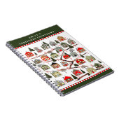 クリスマスカウントダウンホリデープランナーノート ノートブック (右側)