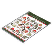 クリスマスカウントダウンホリデープランナーノート ノートブック (左側)