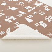 クリスマスカウントダウン降臨カレンダー シェルパブランケット (3/4)