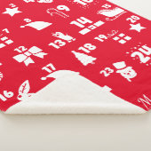 クリスマスカウントダウン降臨カレンダー シェルパブランケット (3/4)