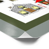 クリスマスカウントダウン降臨カレンダー ポスター (コーナー)