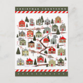 クリスマスカウントダウン降臨カレンダー ポストカード (正面)