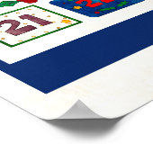 クリスマスカウントダウン ファミリーアドベントカレンダー ポスター (角)