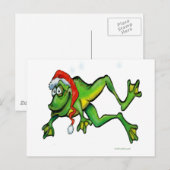 クリスマスカエル シーズンポストカード (正面/裏面)