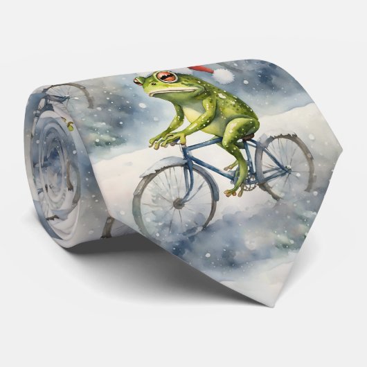 クリスマスカエル ネクタイ (ロール)