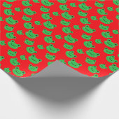 クリスマスカエル ラッピングペーパー (角)