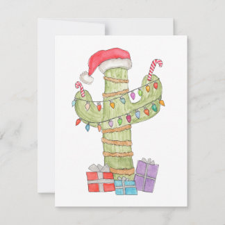 クリスマスカクタス シーズンカード