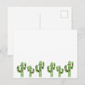 クリスマスカクタス ポストカード (正面/裏面)