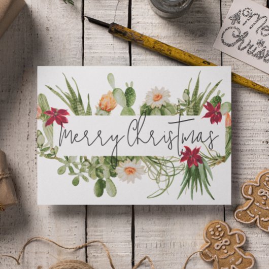 クリスマスカクタス 多肉植物 南西部 シーズンカード