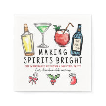 クリスマスカクテルに輝きを "Making Spirits Bright Drinks"