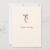 クリスマスカクテルのパーティーお洒落招待 案内状 (裏面)