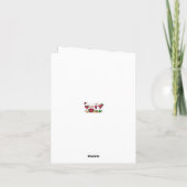 クリスマスカクテルをライトアップしよう招待状 招待状 (裏面)