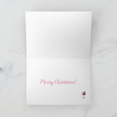 クリスマスカクテルを祝って シーズンカード (内部)