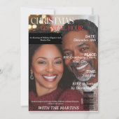 クリスマスカクテルアワーパーティー雑誌写真 招待状 (正面)