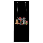 クリスマスカクテルエスプレッソマルティーニ飲料パーティー ワインギフトバッグ (正面)