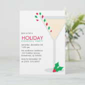 クリスマスカクテルパーティの招待状 招待状 (スタンド正面)