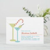 クリスマスカクテルパーティの招待状 招待状 (スタンド正面)