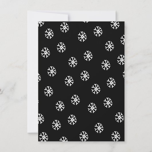 クリスマスカクテルパーティーを楽しもう 招待状 (裏面)