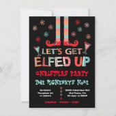 クリスマスカクテルパーティーを楽しもう 招待状 (正面)