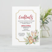 クリスマスカクテルパーティー 招待状 (スタンド正面)