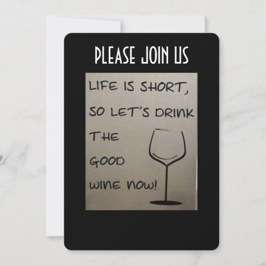 「クリスマスカクテルパーティー」招待状 招待状 (正面)