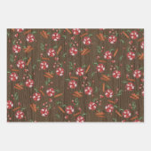 クリスマスカクテルラッピング紙セット ラッピングペーパーシート (正面2)