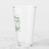 クリスマスカクテルレシピ 緑のドリンク タンブラーグラス (左)