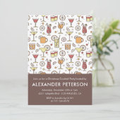 クリスマスカクテル招待カクテルパターン 招待状 (スタンド正面)