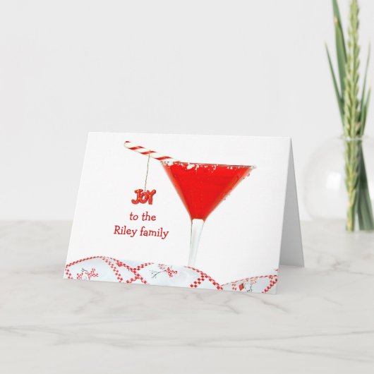 クリスマスカクテル シーズンカード (正面)