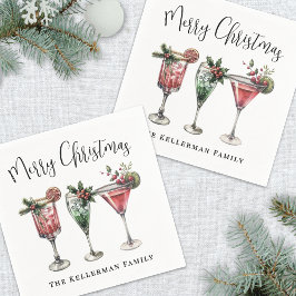 クリスマスカクテル スタンダードカクテルナプキン