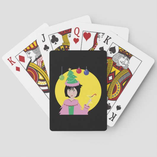 クリスマスカクテル トランプ (裏面)