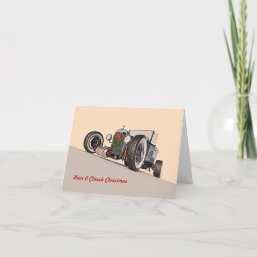 クリスマスカクラシックードを持改造つ カード (正面)