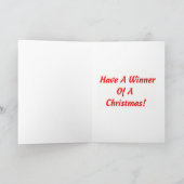 クリスマスカジノスタイルグリーティングカード シーズンカード (内部)