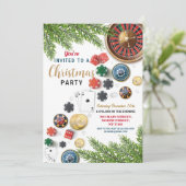 クリスマスカジノパーティーフェスティバルルーレットベガス 招待状 (スタンド正面)