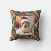 クリスマスカスケットウィーブペットファミリーカスタムの写真 クッション (裏面)