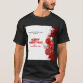 クリスマスカスタマイズ期ファッションTシャツ Tシャツ (正面)