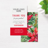 クリスマスカスタムのプロモーションコード割引カード (デスク)