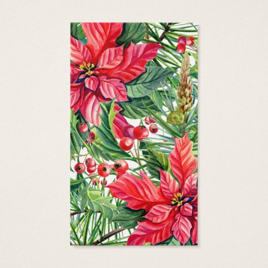 クリスマスカスタムのプロモーションコード割引カード (裏面)