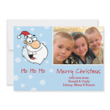 クリスマスカスタムの写真/名前Santa - Ho Ho Ho