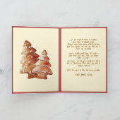 クリスマスカスタムの挨拶「サンタに説明してほしい」 シーズンカード (内部)