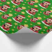 クリスマスカスタムガール漫画ラッピング紙 ラッピングペーパー (角)