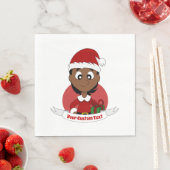 クリスマスカスタムガール漫画 スタンダードランチョンナプキン (インサイチュ)