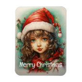 クリスマスカスタムガール25歳 マグネット (縦)