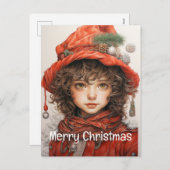クリスマスカスタムガール2 / 25 シーズンポストカード (正面/裏面)